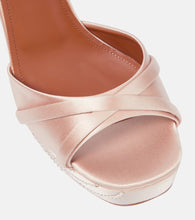 Malone Souliers Keaton embellished satin sandals