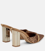 Malone Souliers Lexi glitter-embellished mules
