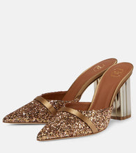 Malone Souliers Lexi glitter-embellished mules