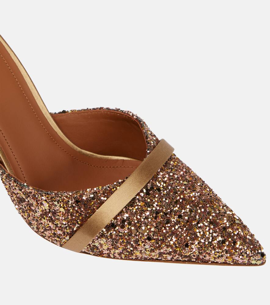 Malone Souliers Lexi glitter-embellished mules