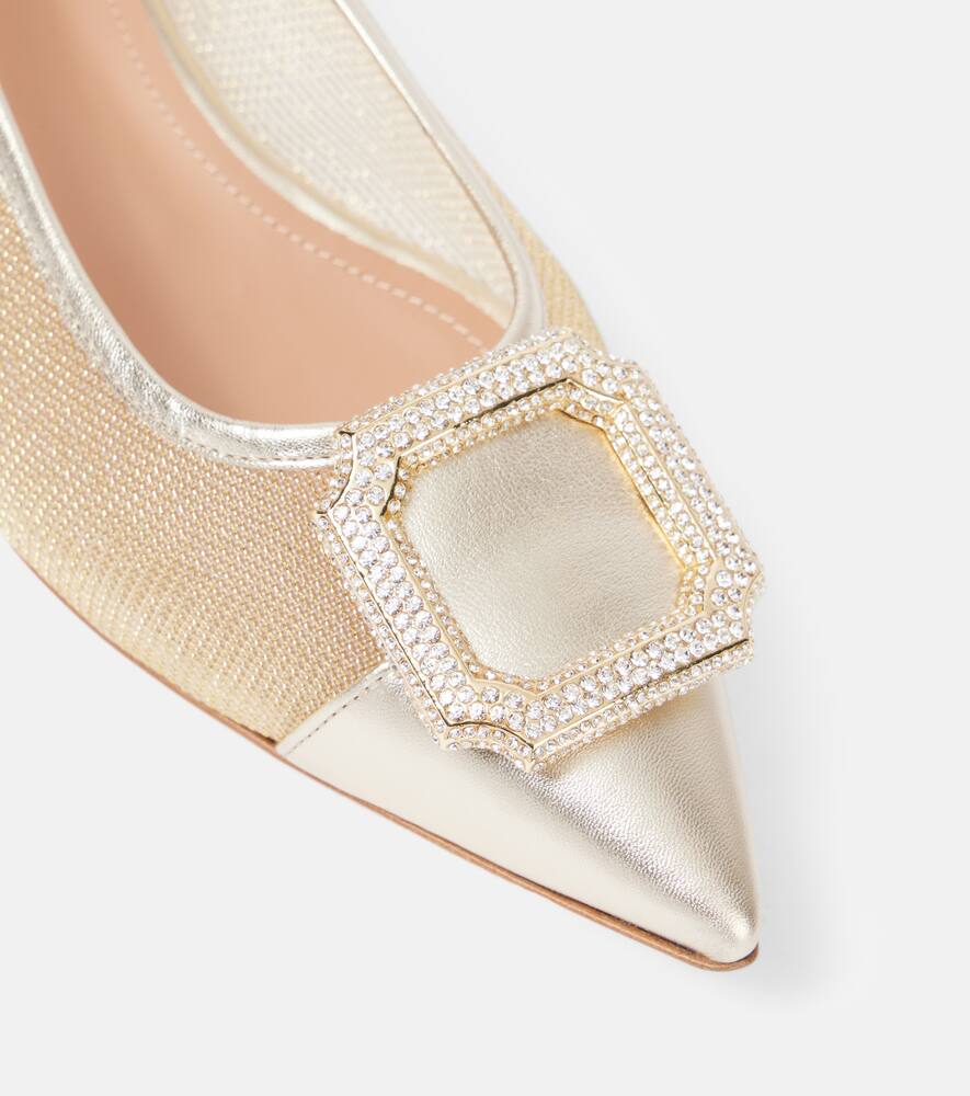 Malone Souliers Lina crystal-embellished ballet flats