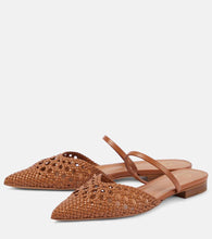 Malone Souliers Marla faux leather and leather flats