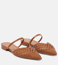 Malone Souliers Marla faux leather and leather flats
