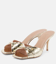 Malone Souliers Perla 70 croc-effect leather mules