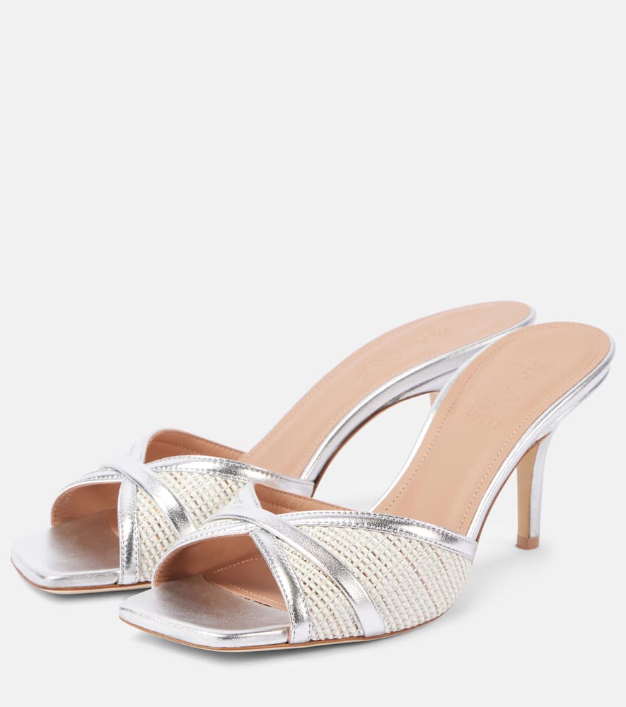 Malone Souliers Perla 70 raffia sandals