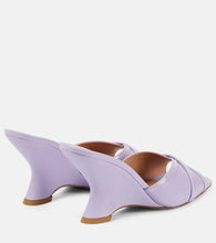 Malone Souliers Perla 85 leather wedge mules