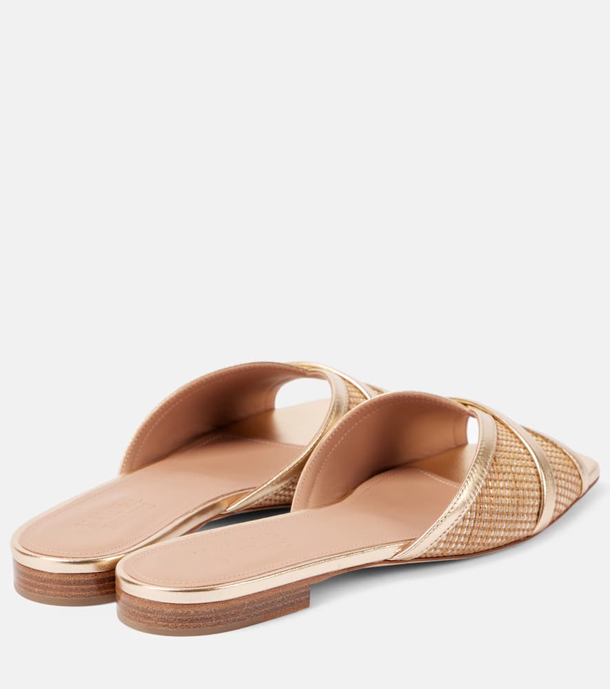 Malone Souliers Perla raffia sandals