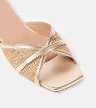 Malone Souliers Perla raffia sandals