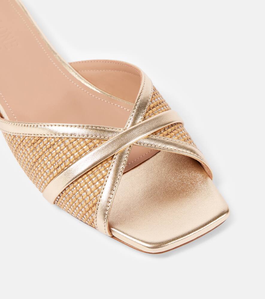 Malone Souliers Perla raffia sandals