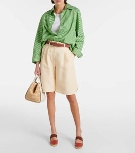 Malone Souliers Siena 70 leather espadrille wedges