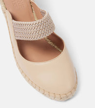 Malone Souliers Siena 70 leather espadrille wedges