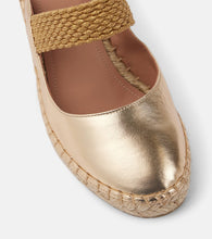 Malone Souliers Siena 70 leather espadrille wedges