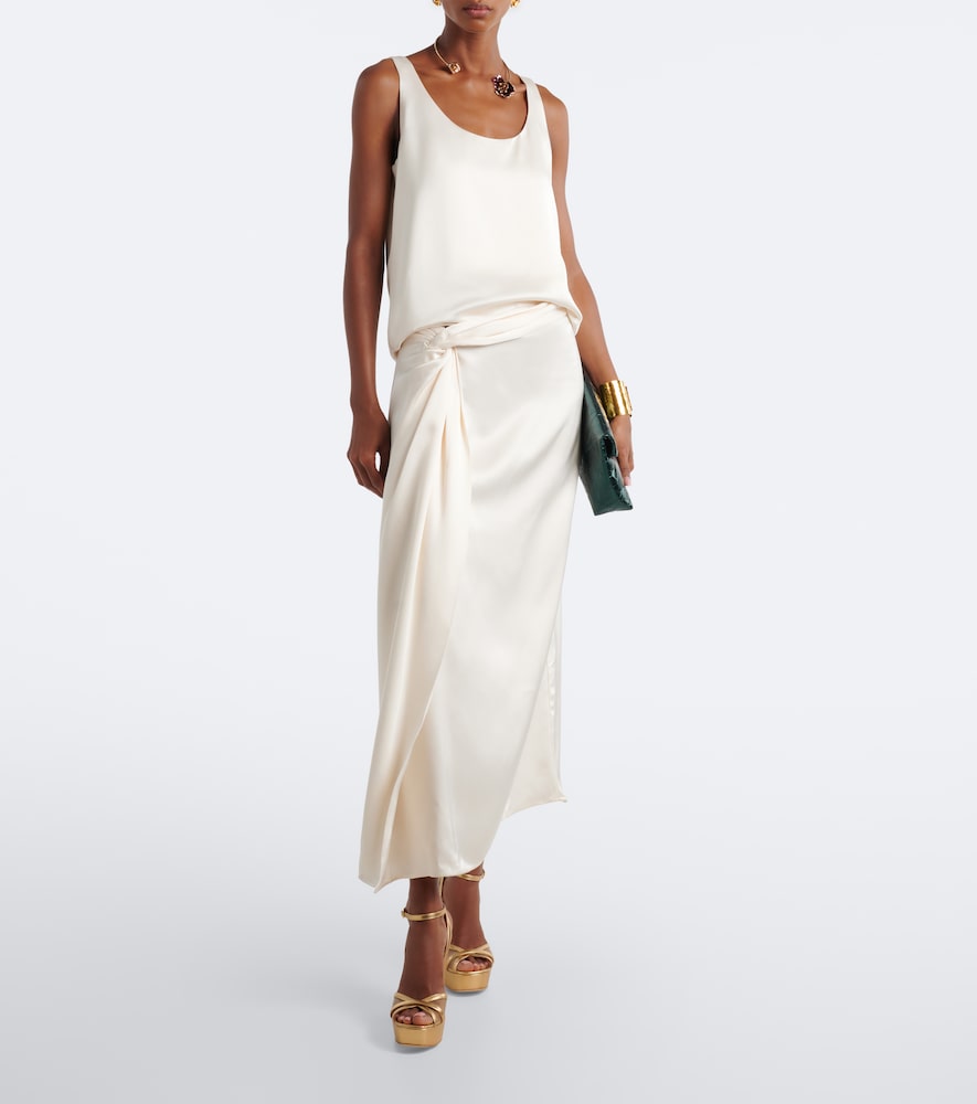 Malone Souliers Sylvie leather and mesh platform sandals