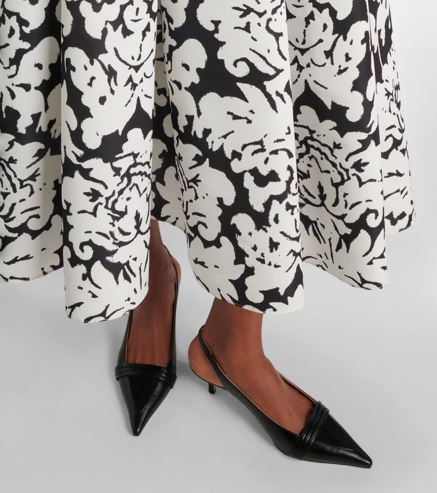 Malone Souliers Tanner 45 leather slingback pumps