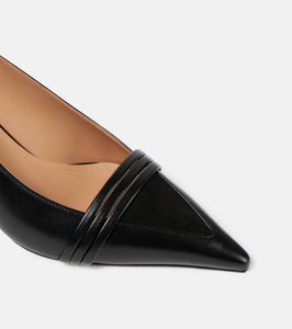 Malone Souliers Tanner 45 leather slingback pumps