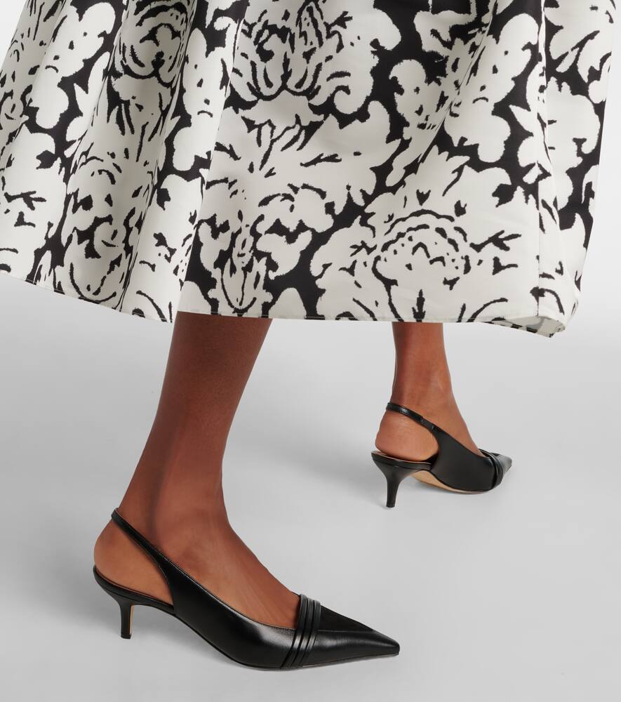 Malone Souliers Tanner 45 leather slingback pumps