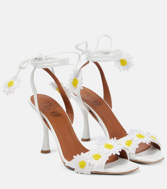 Malone Souliers x Emily in Paris Mindy embellished leather sandals