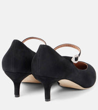Malone Souliers x Tabitha Simmons Kate 45 suede pumps