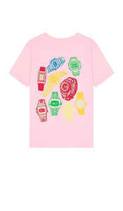 Mami Wata Candy Watch Tee in Pink