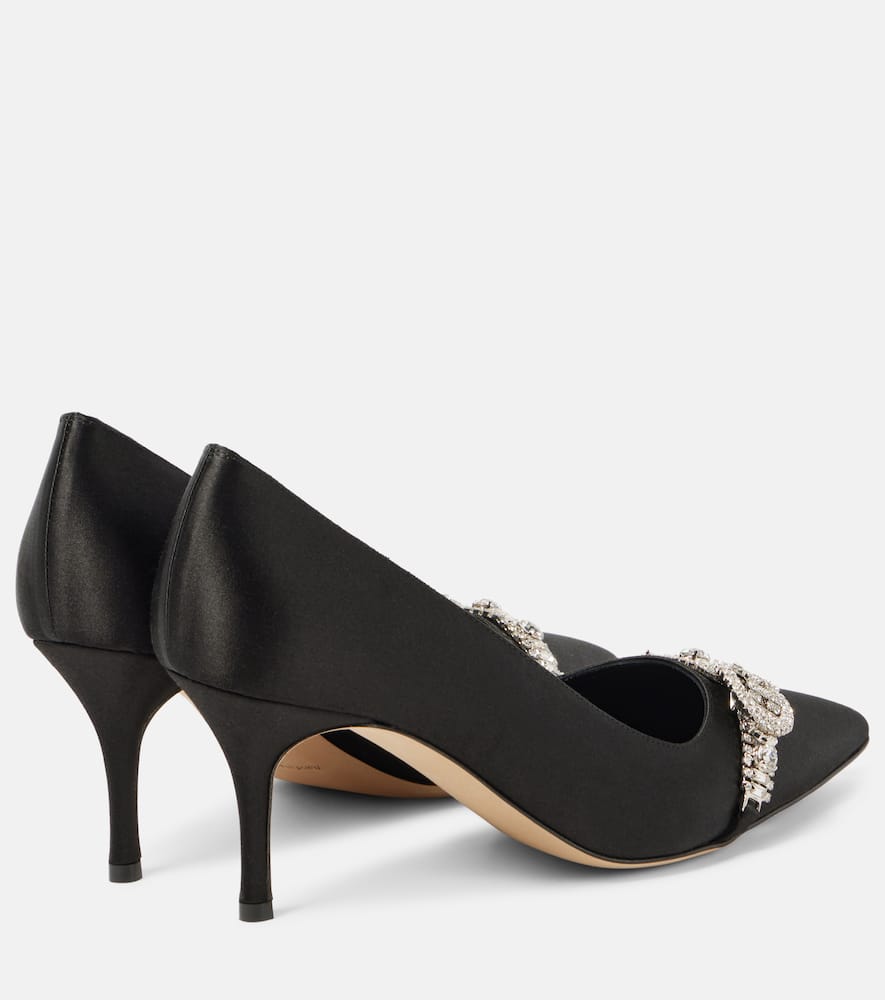 Manolo Blahnik Asa 70 satin pumps