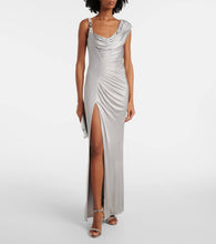 Manolo Blahnik Asa 90 embellished satin sandals