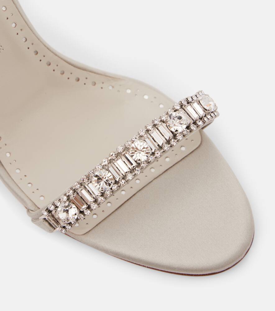 Manolo Blahnik Asa 90 embellished satin sandals