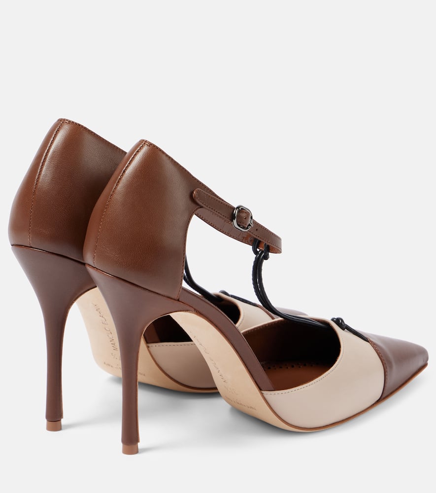 Manolo Blahnik Assala leather pumps