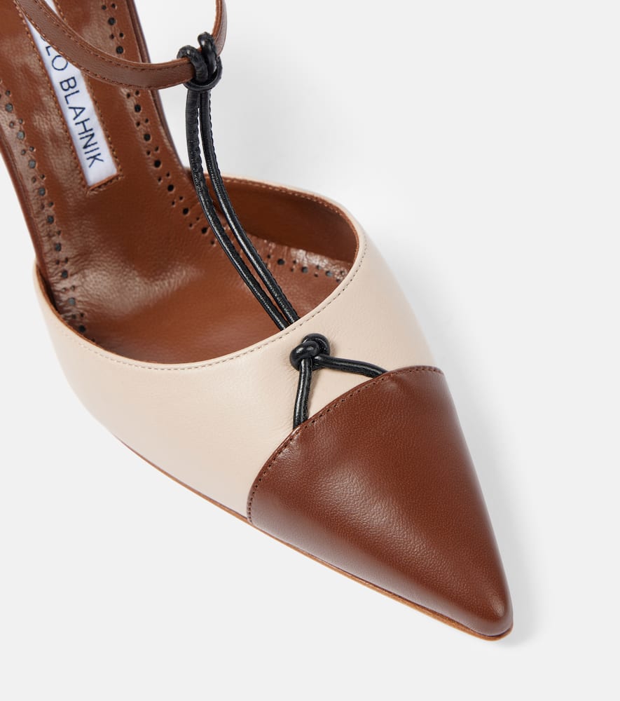 Manolo Blahnik Assala leather pumps