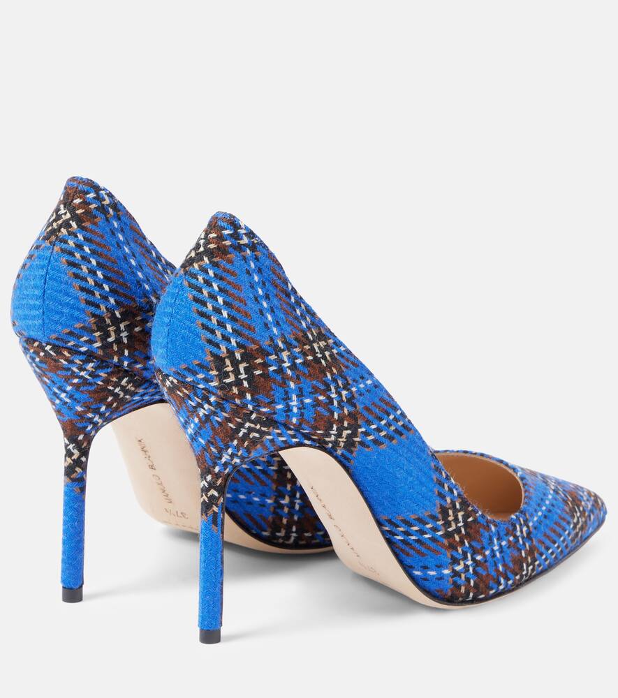 Manolo Blahnik BB 105 tartan pumps