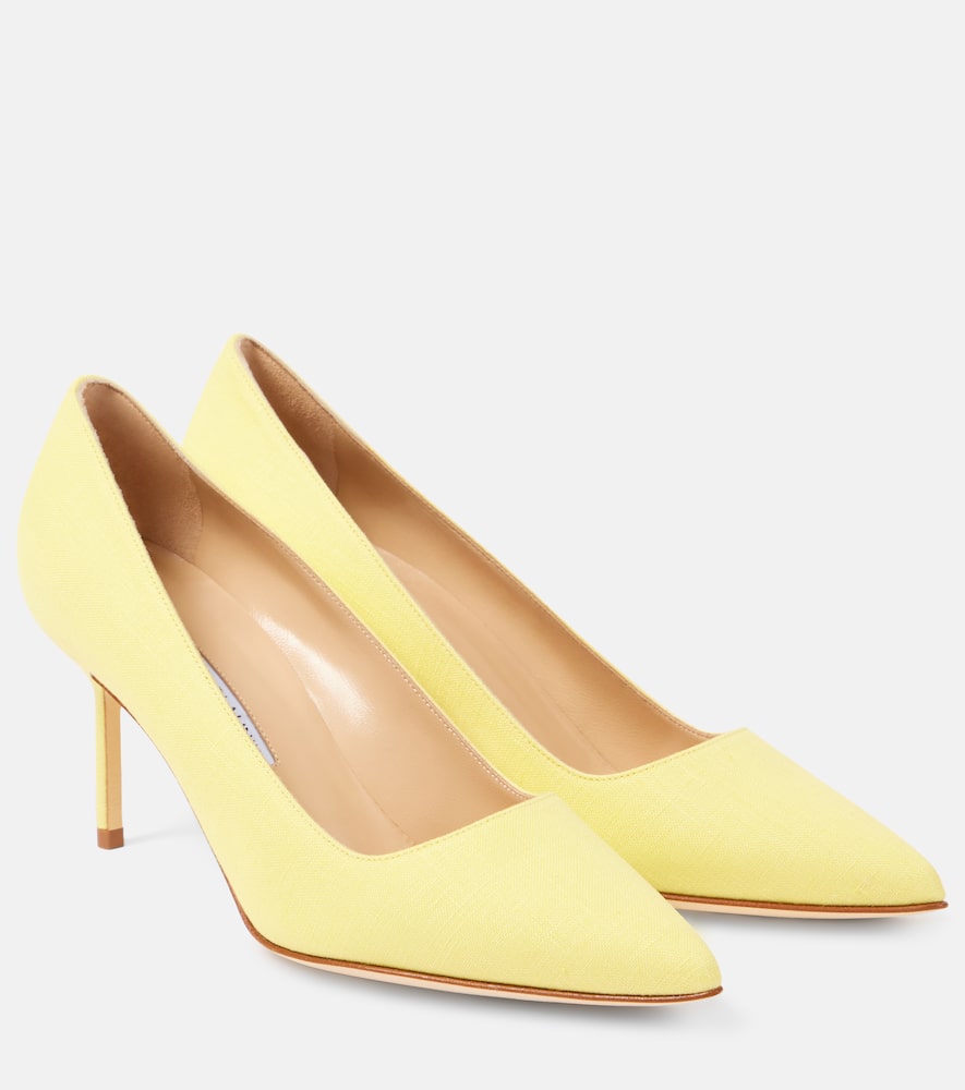 Manolo Blahnik BB 70 suede pumps