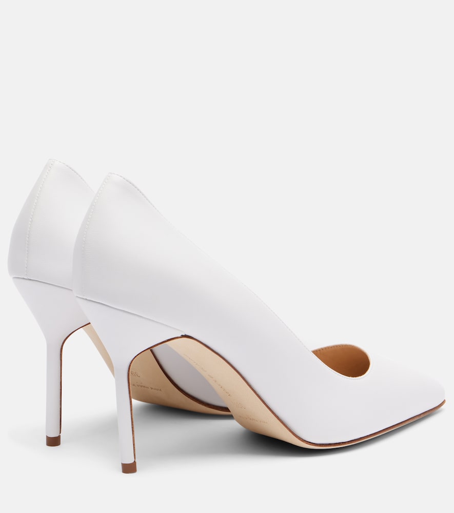 Manolo Blahnik BB 90 leather pumps