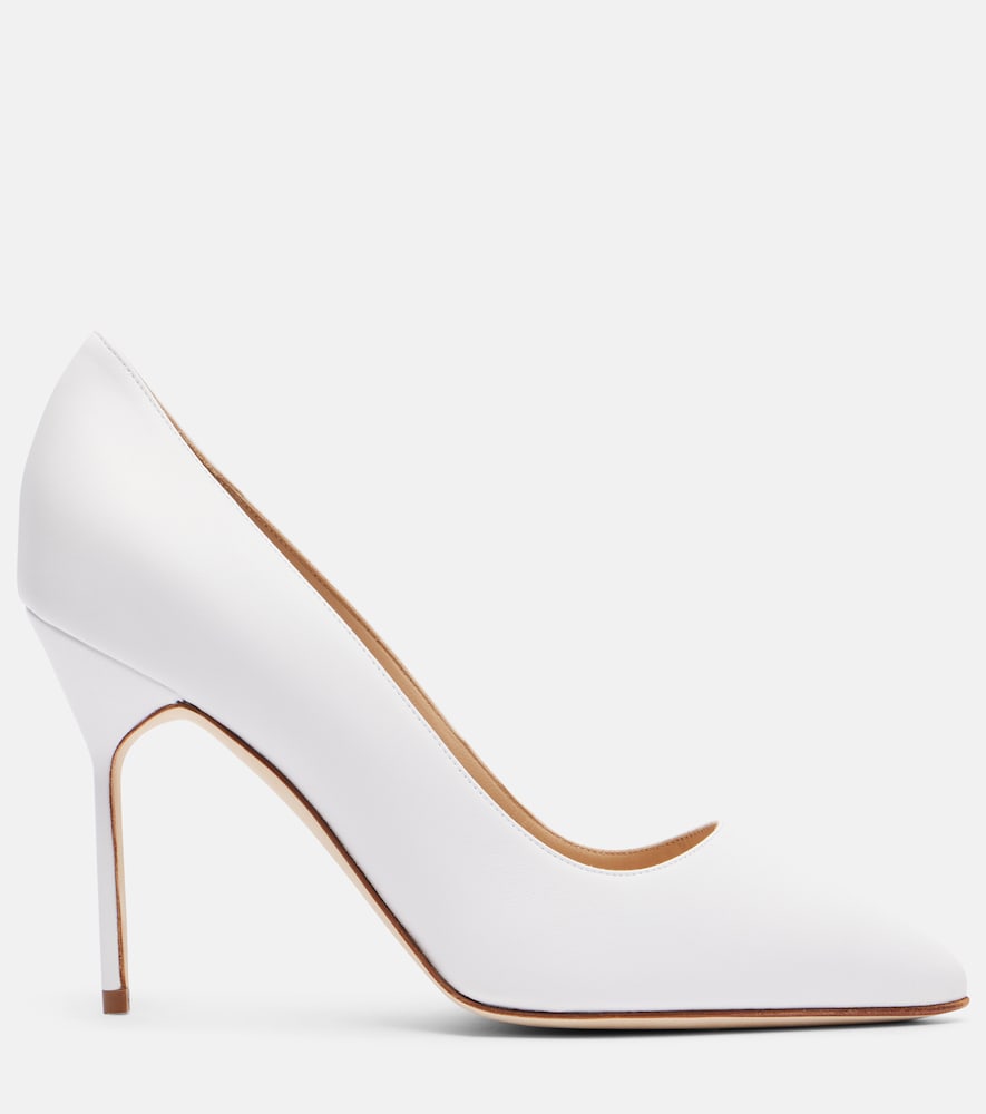 Manolo Blahnik BB 90 leather pumps