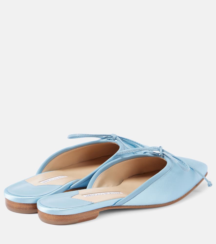 Manolo Blahnik Ballerimu 10 satin mules