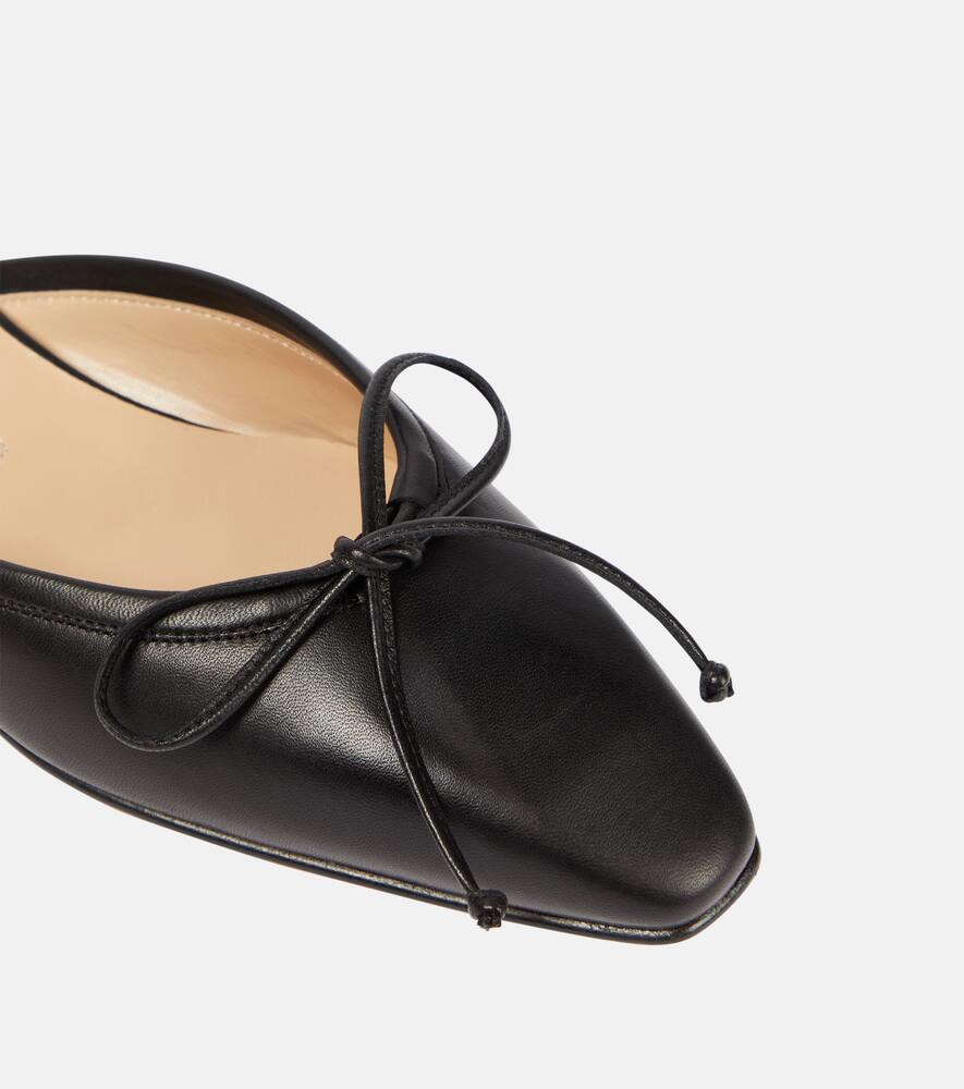 Manolo Blahnik Ballerimu leather slippers