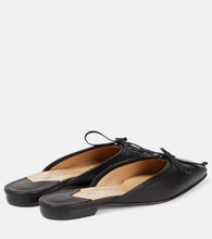 Manolo Blahnik Ballerimu leather slippers