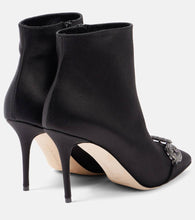 Manolo Blahnik Balvisa embellished satin ankle boots