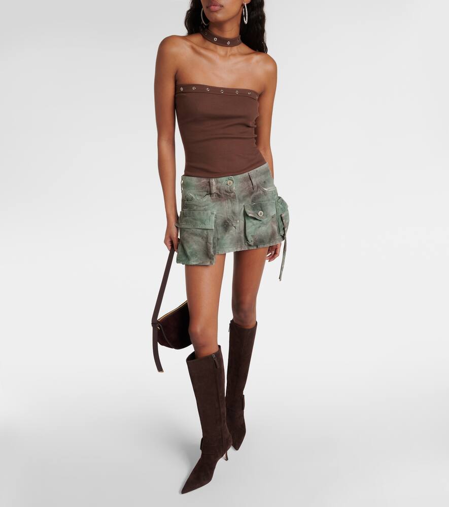 Manolo Blahnik Bayhi Gala suede knee-high boots