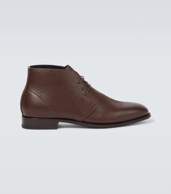 Manolo Blahnik Berwick leather desert boots