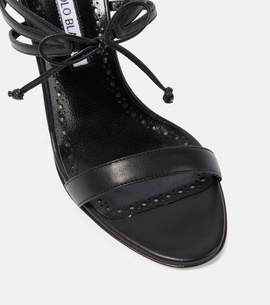Manolo Blahnik Bomasan 90 leather mules