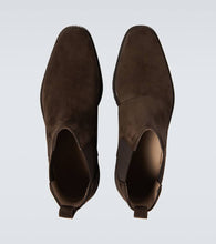 Manolo Blahnik Brompton suede Chelsea boots