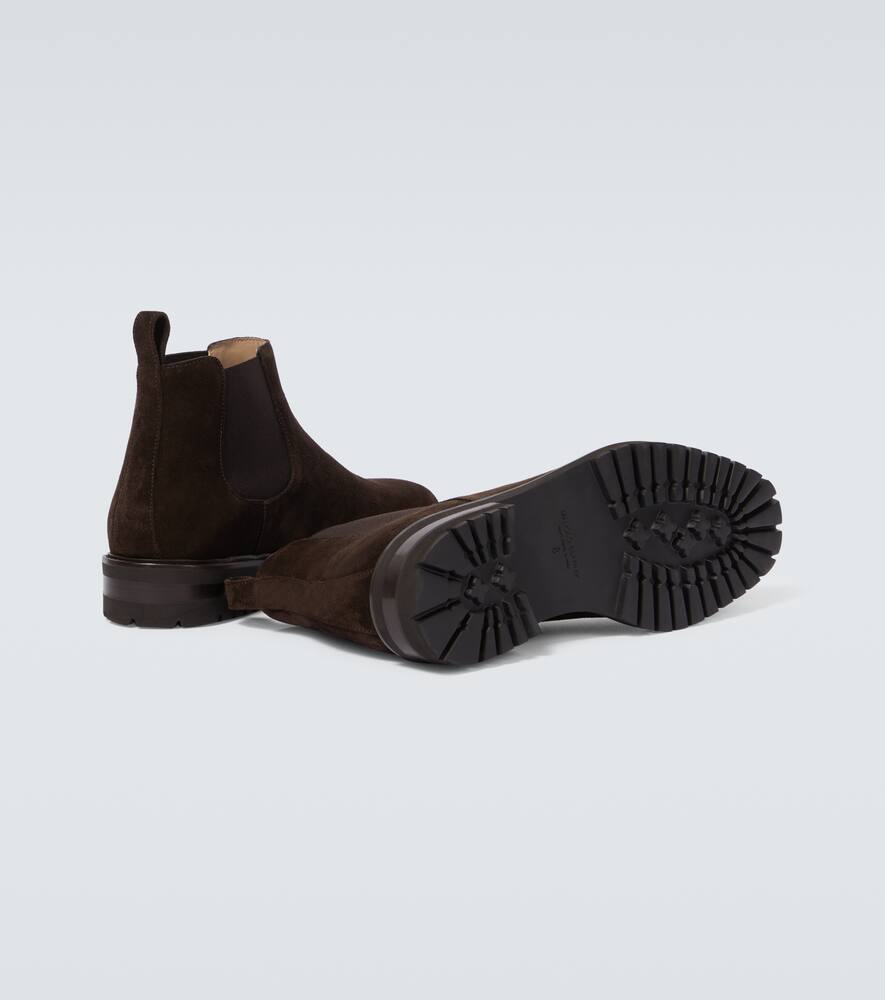Manolo Blahnik Brompton suede Chelsea boots