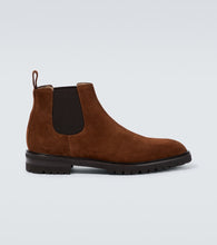 Manolo Blahnik Brompton suede Chelsea boots - Manolo Blahnik Brompton 绒面革切尔西靴