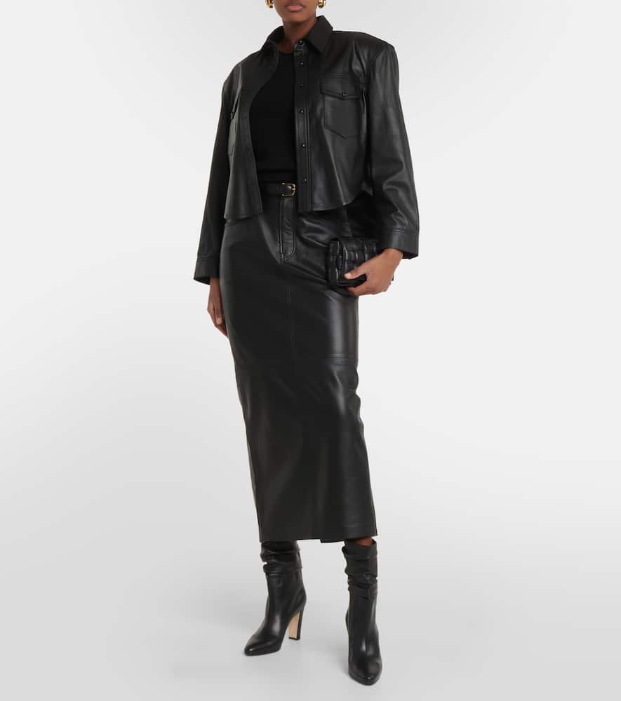 Manolo Blahnik Calasso leather ankle boots