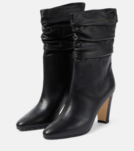 Manolo Blahnik Calasso leather ankle boots