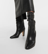Manolo Blahnik Calasso leather ankle boots