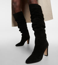 Manolo Blahnik Calassohi 90 suede mid-calf boots