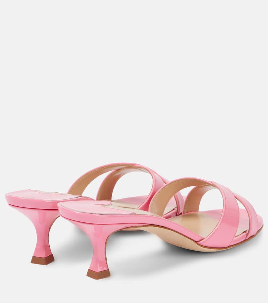 Manolo Blahnik Callamu 50 patent leather sandals