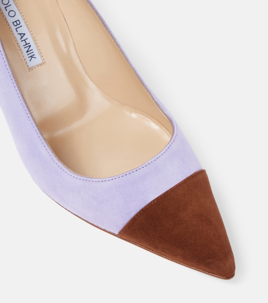 Manolo Blahnik Capcour 70 suede pumps