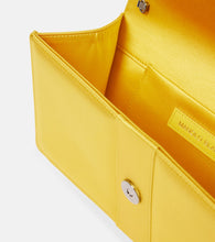 Manolo Blahnik Capri embellished satin clutch