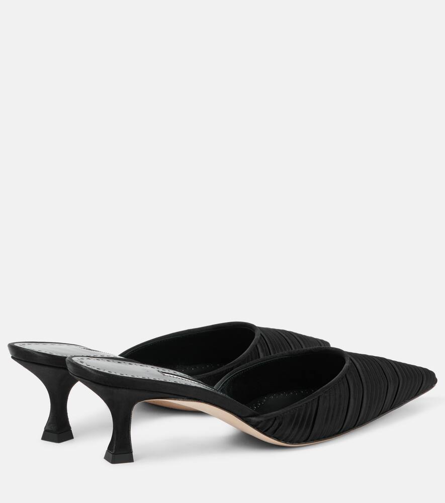Manolo Blahnik Carolyne 50 satin mules